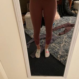 Lululemon Pink Cropped Leggings